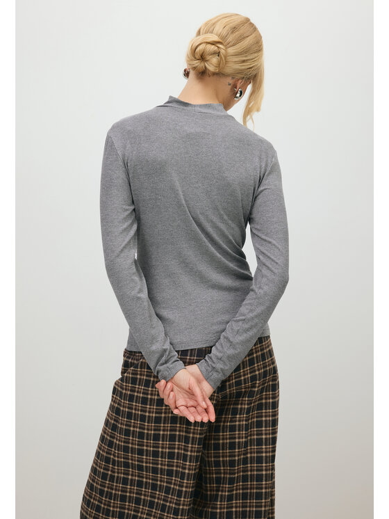 BIZUU BIZUU Golf LOMEA LONGLEEVE Szary Standard Fit