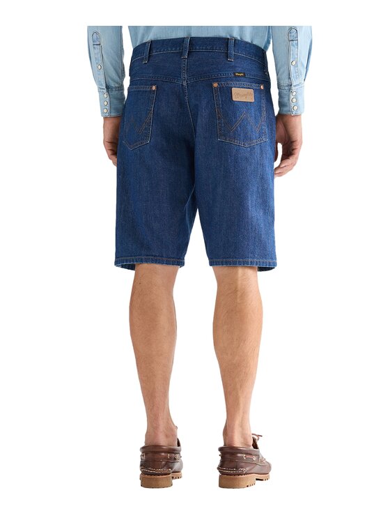 Wrangler Wrangler Szorty jeansowe Cowboy Shorts Niebieski Straight Fit
