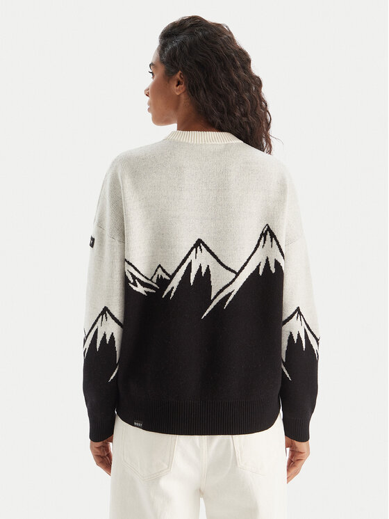 Roxy Roxy Pulover Cozy Sound ERJSW03657 Negru Regular Fit