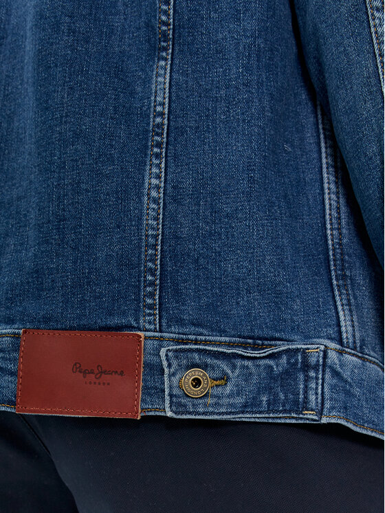 Pepe Jeans Pepe Jeans Jeansová bunda Pinners PM402715 Modrá Regular Fit