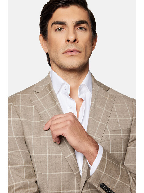 Lancerto Lancerto Garnitur Neapol GA073124000018 Beżowy Slim Fit