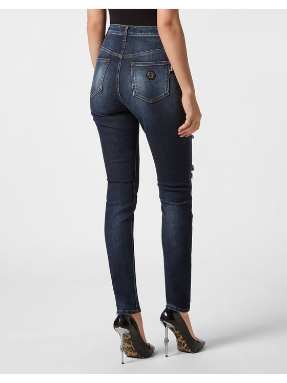 PHILIPP PLEIN PHILIPP PLEIN Jeansy 1247 Niebieski jasny Slim Fit