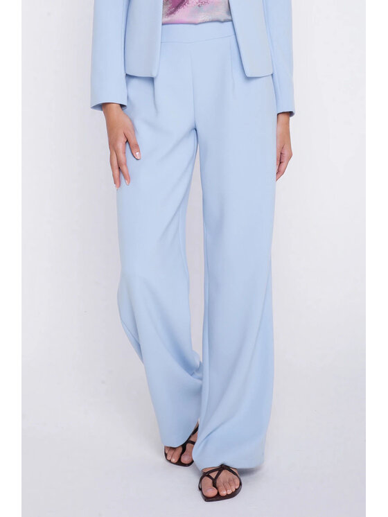 NIFE NIFE Kalhoty z materiálu SD139 Světle modrá Modern Relaxed Fit