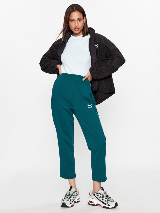 Puma Puma Marškinėliai Classics 621382 Mėlyna Slim Fit