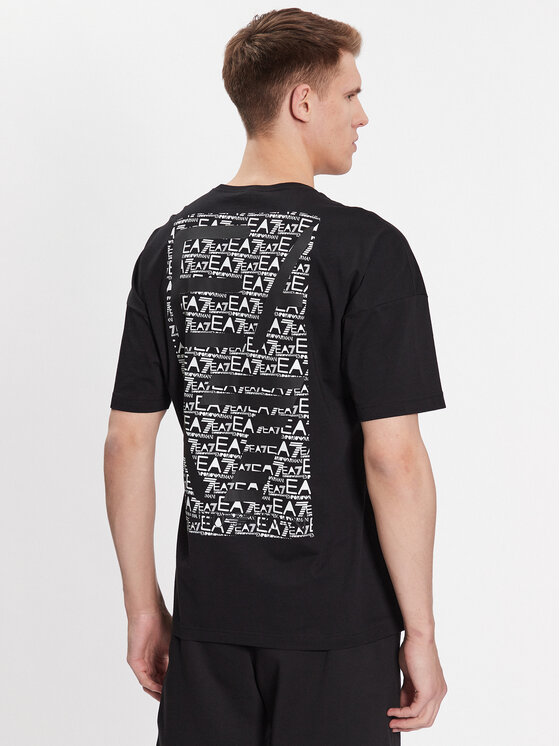 EA7 Emporio Armani EA7 Emporio Armani T-särk 3RPT54 PJ7CZ 1200 Must Regular Fit