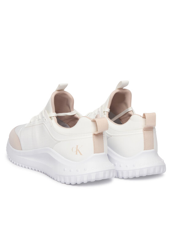 Calvin Klein Jeans Calvin Klein Jeans Tossud Eva Runner Laceup Sock Mat Mix YW0YW02064 Valge