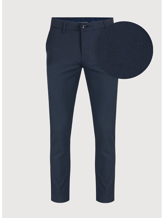 Pako Lorente Pako Lorente Spodnie materiałowe P22WF-WX-005 Granatowy Slim Fit