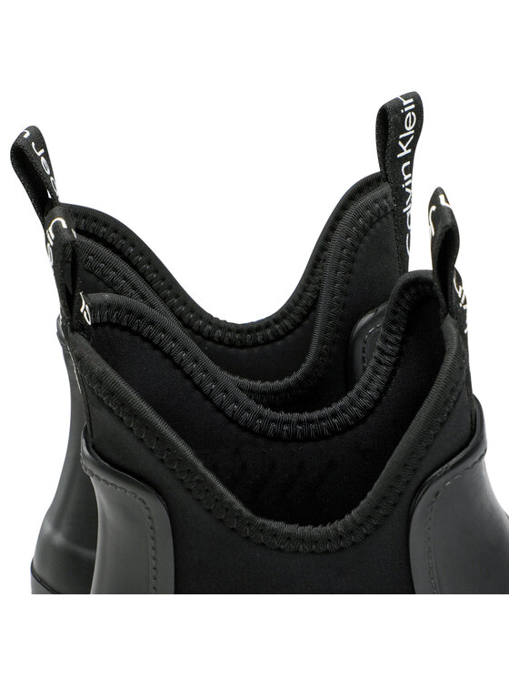Calvin Klein Jeans Calvin Klein Jeans Gumicsizma Mid Rainboot Chelsea YW0YW01034 Fekete
