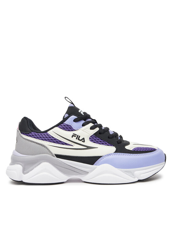 Black and purple fila shoes online