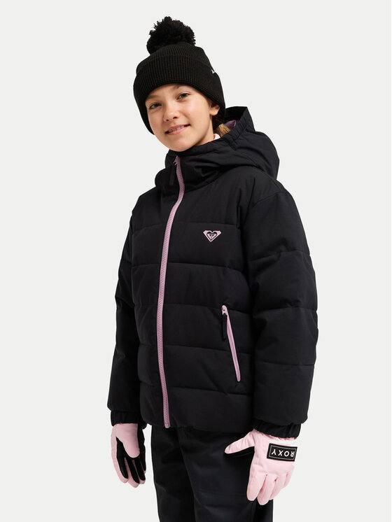 Roxy Roxy Geacă de schi Snowyhill ERGTJ03205 Negru Regular Fit