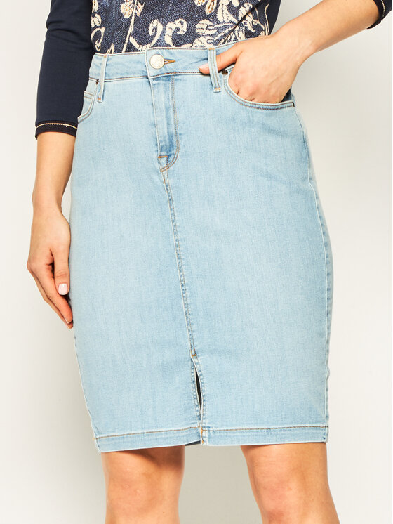 Lee Lee Gonna di jeans Pencil L38GMFOC 112108182 Blu Slim Fit