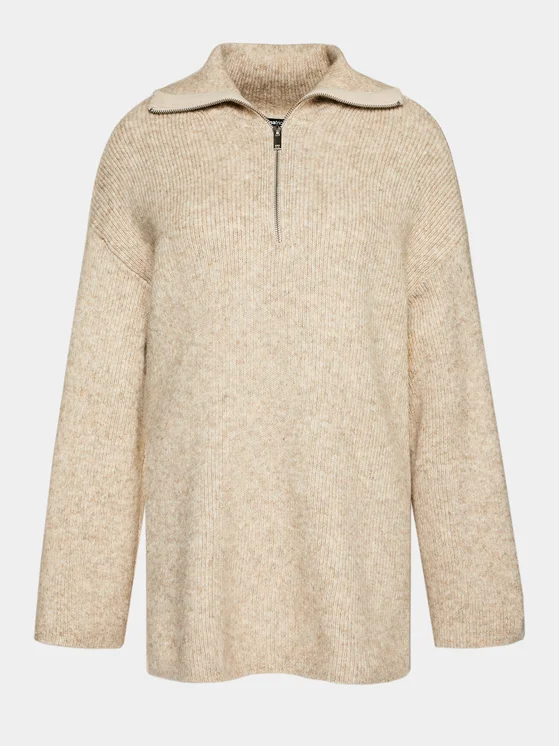 Gina Tricot Pullover 21066 Beige Regular Fit