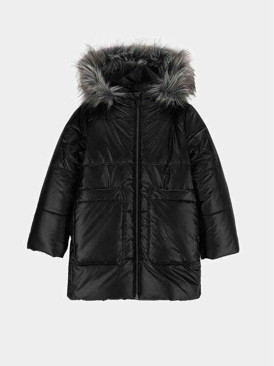 Coccodrillo Kabát ZC3151103OGK Čierna Regular Fit