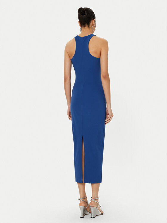 Patrizia Pepe Patrizia Pepe Sukienka koktajlowa 8A1427/J129-CA37 Niebieski Regular Fit
