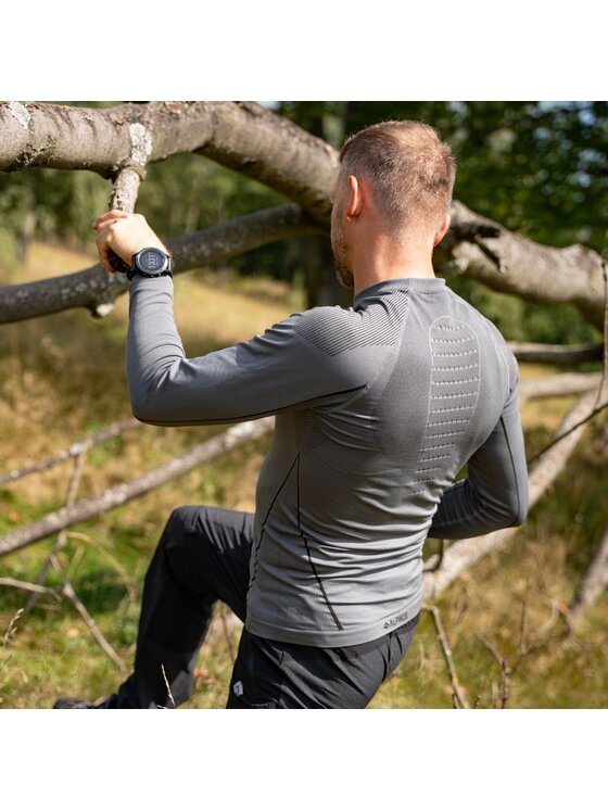 Alpinus Alpinus Komplet bielizny termoaktywnej Hemis Set Szary