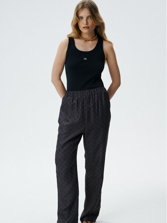 MARI PRETI MARI PRETI Tank top Vista Czarny Regular Fit