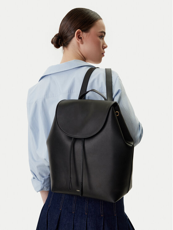 Calvin Klein Calvin Klein Ruksak Foil Logo Large Flap Backpack LV04F3505G Crna