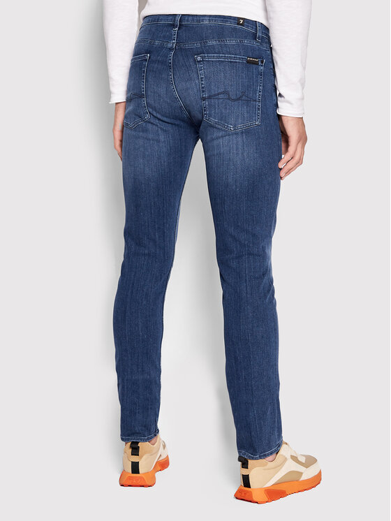 7 For All Mankind 7 For All Mankind Blugi Slimmy JSMSA230BD Albastru Slim Fit