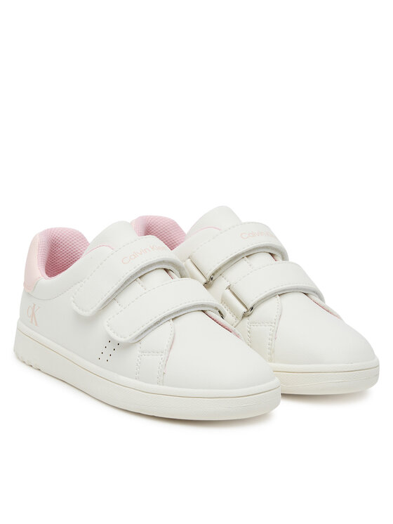 Calvin Klein Calvin Klein Сникърси Low Cut Velcro Sneaker V1A9-83087-1355 S Бял