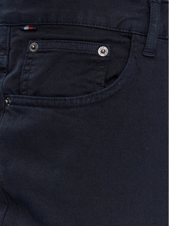 Tommy Hilfiger Tommy Hilfiger Jeansy Denton MW0MW33908 Granatowy Straight Leg