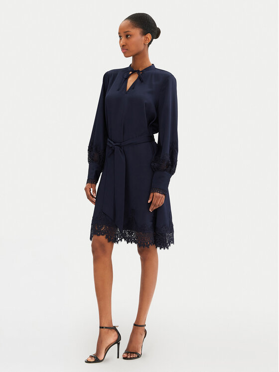 Bruuns Bazaar Bruuns Bazaar Sukienka codzienna Felicia BBW4269 Granatowy Loose Fit