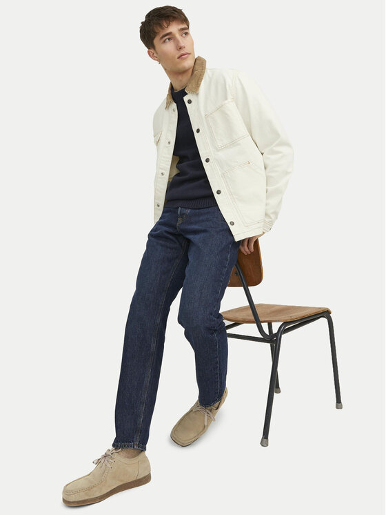 Jack & Jones Jack & Jones Jeansy Chris 12237276 Granatowy Relaxed Fit