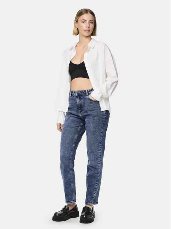 Pieces Pieces Traperice Bella 17147970 Plava Tapered Fit