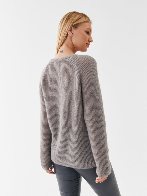 Max Mara Leisure Max Mara Leisure Pullover Waser 23336608 Grau Regular Fit