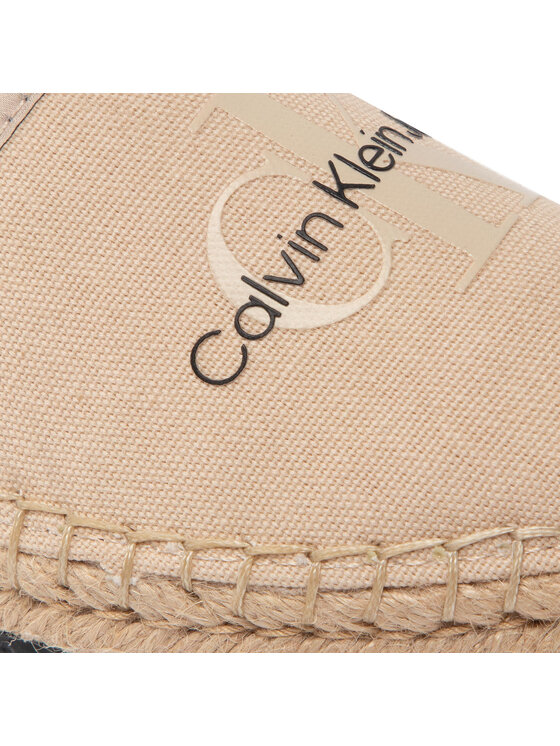 Calvin Klein Jeans Calvin Klein Jeans Еспадрили Esparille Monogram YW0YW00660 Бежов