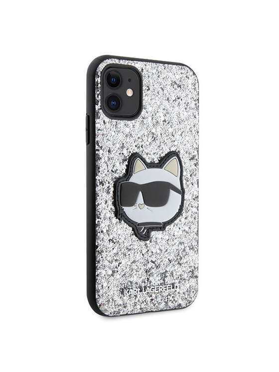 KARL LAGERFELD KARL LAGERFELD Etui na telefon iPhone 11 Srebrny