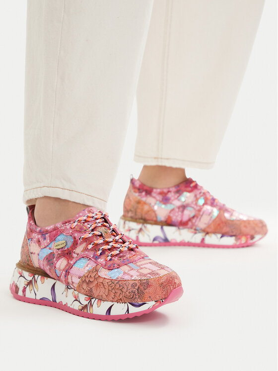 Laura Vita Laura Vita Sneakersy Delphine 07 Różowy
