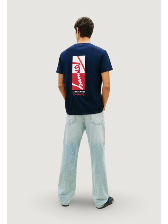 Tommy Jeans Tommy Jeans T-shirt DM0DM22532 Blu Casual Fit