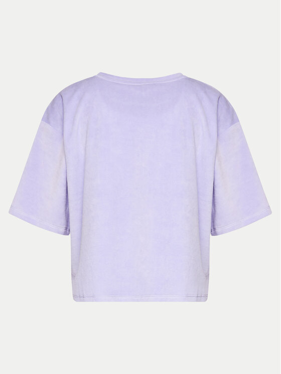 Hunkemöller Hunkemöller Pyjama-T-Shirt Velours 205106 Violett Relaxed Fit