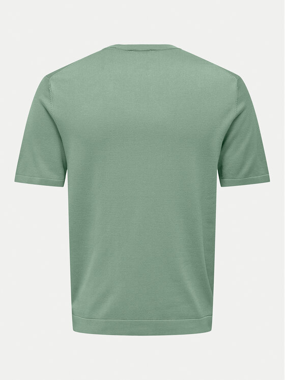 Only & Sons Only & Sons T-Shirt Wyler 22022928 Zielony Regular Fit