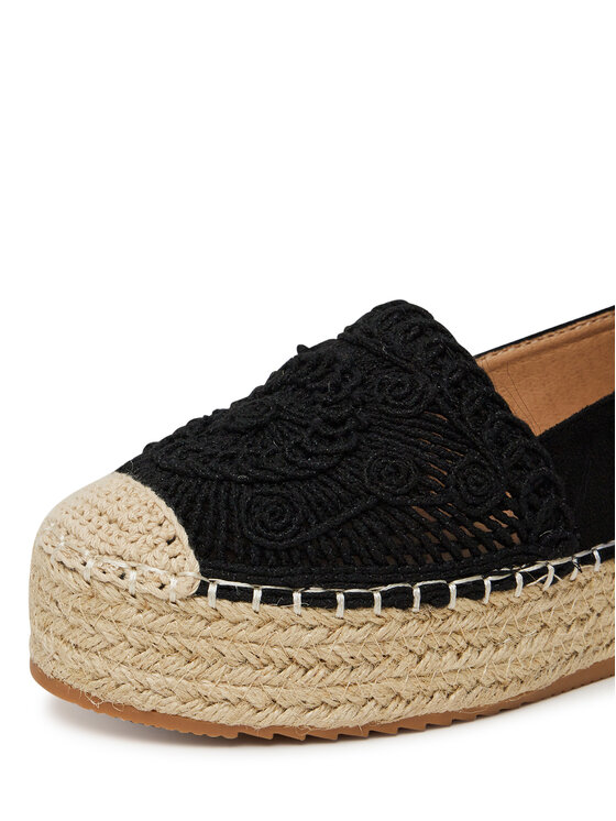 DeeZee DeeZee Espadrilles LE601-66 Schwarz
