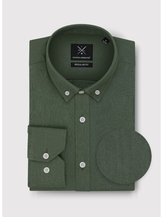 Pako Lorente Pako Lorente Koszula P24WF-1X-058 Zielony Regular Fit
