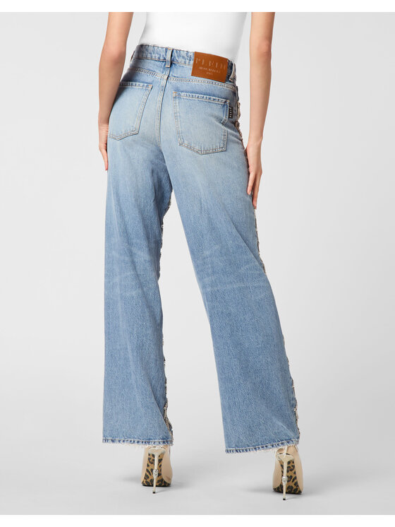 PHILIPP PLEIN PHILIPP PLEIN Jeansy 26275 Niebieski Skater Fit