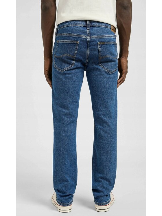 Lee Lee Jeansy Daren Zip Fly Niebieski Regular Fit