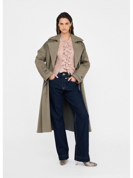 Liu Jo Liu Jo Trench CF5062T4627X0707 Verde Regular Fit