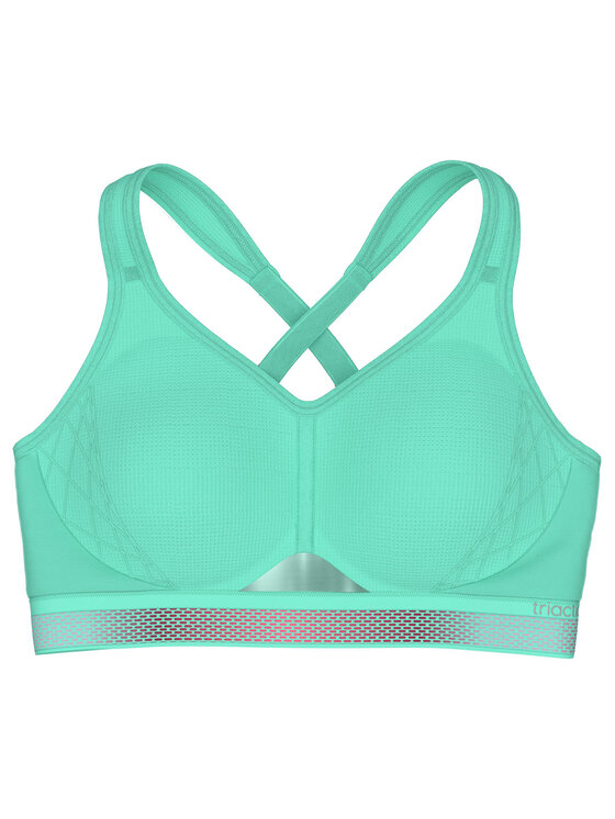 Triumph Triumph Špotni nedrček Triaction Cardio Flow 10205923 Zelena