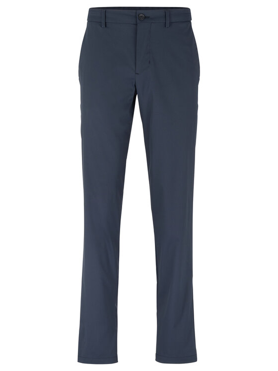 BOSS Boss Bavlnené nohavice T Drax 50482656 Tmavomodrá Regular Fit