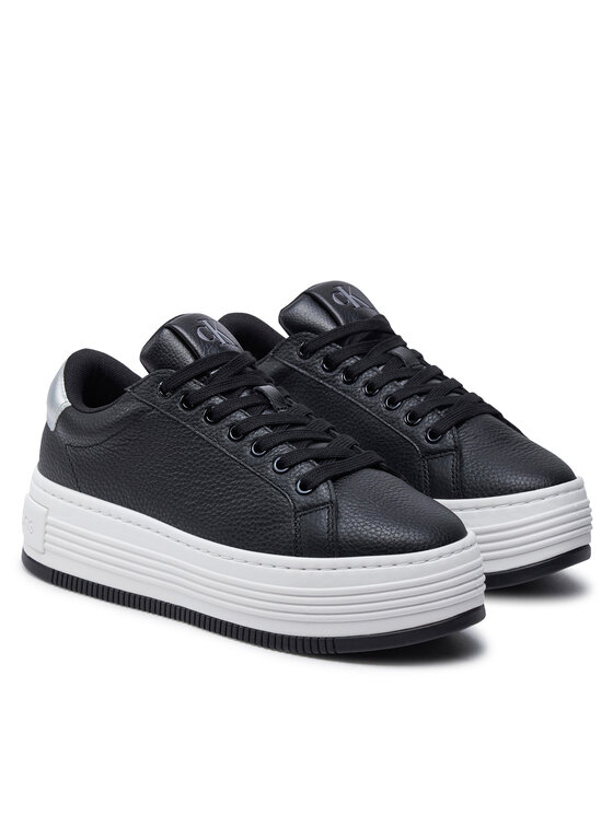 Calvin Klein Jeans Calvin Klein Jeans Tenisice Bold Flatf Low Mix Ohb YW0YW01632 Crna