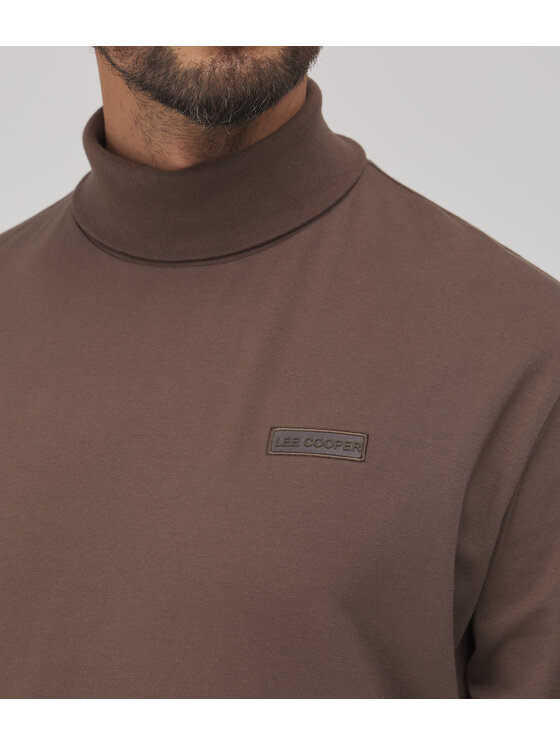 Lee Cooper Lee Cooper T-Shirt MURTHY Brązowy Relaxed Fit
