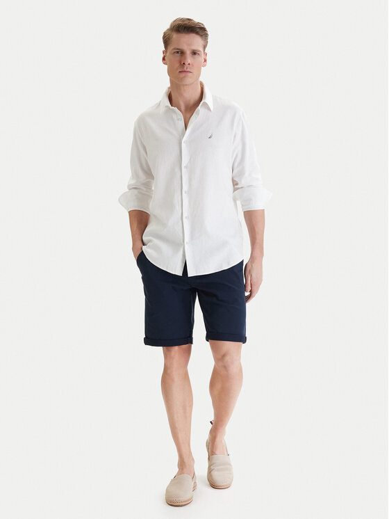 Nautica Nautica Сорочка W126-NAMST-1023-01X Білий Regular Fit