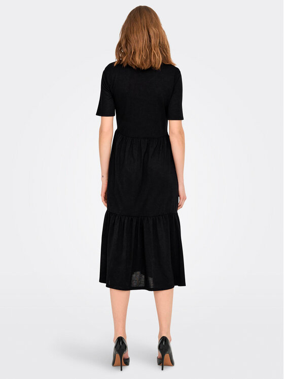 JDY JDY Sukienka codzienna Dalila 15195291 Czarny Loose Fit