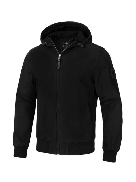 PITBULL Męska Kurtka przejściowa, rozmiar M, Czarna, Kurtka