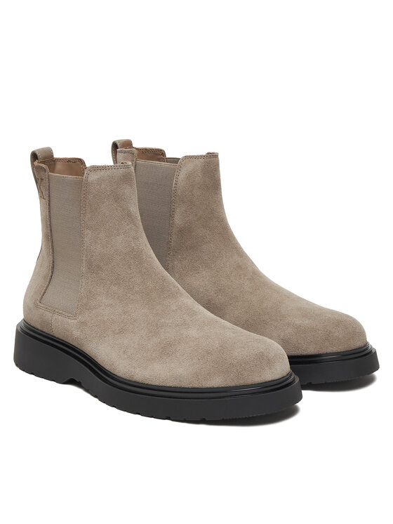 Calvin Klein Calvin Klein Klassische Stiefeletten Combat Ess Chelsea Boot Su YM0YM01372 Beige