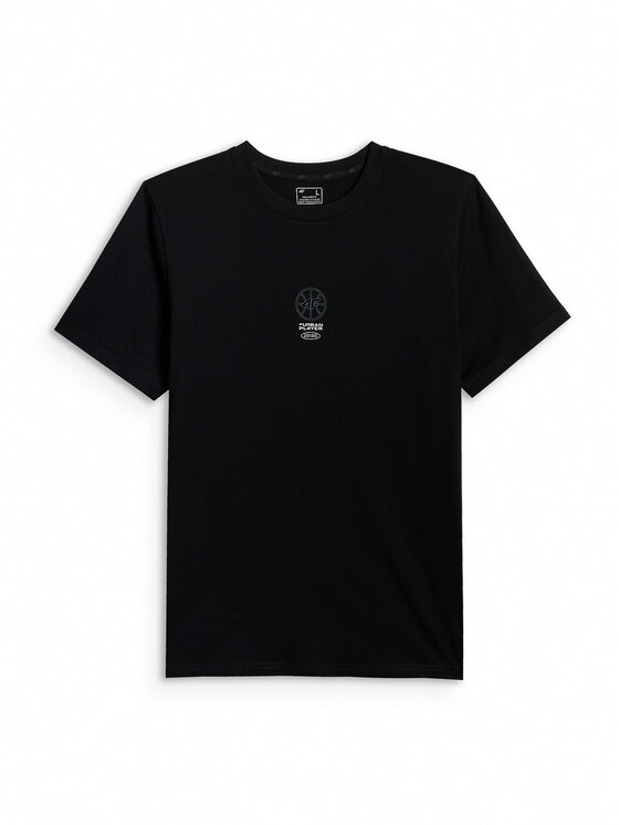 4F 4F T-Shirt FLUID EXPRESSIONS Czarny Relaxed Fit