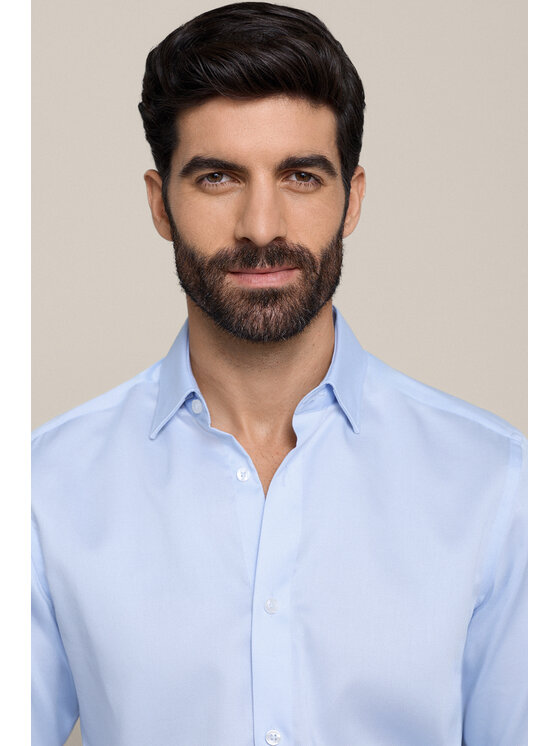 Lancerto Lancerto Koszula Elodia KO073226000012 Niebieski Slim Fit