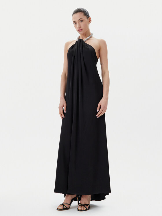 Eleh Eleh Večernja haljina ESS250045 Crna Regular Fit